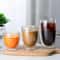 Double Wall Glass Cup Heat Resistant Insulated Coffee Tea And Drinkware Mug 6