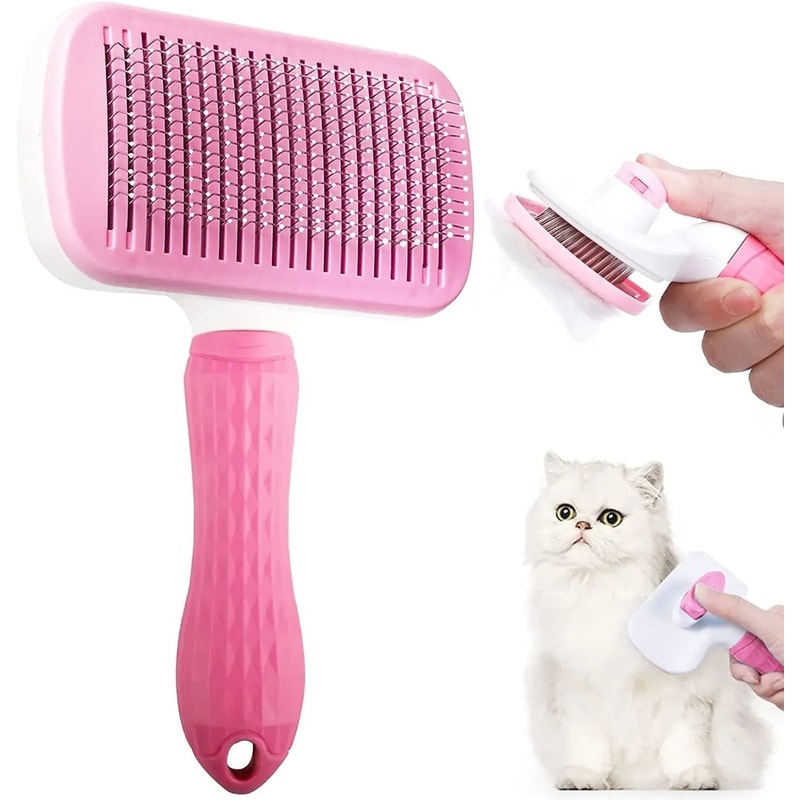 Dog Hair Remover Brush Pet Grooming Comb For Cats And Dogs Deshedding Tool 6