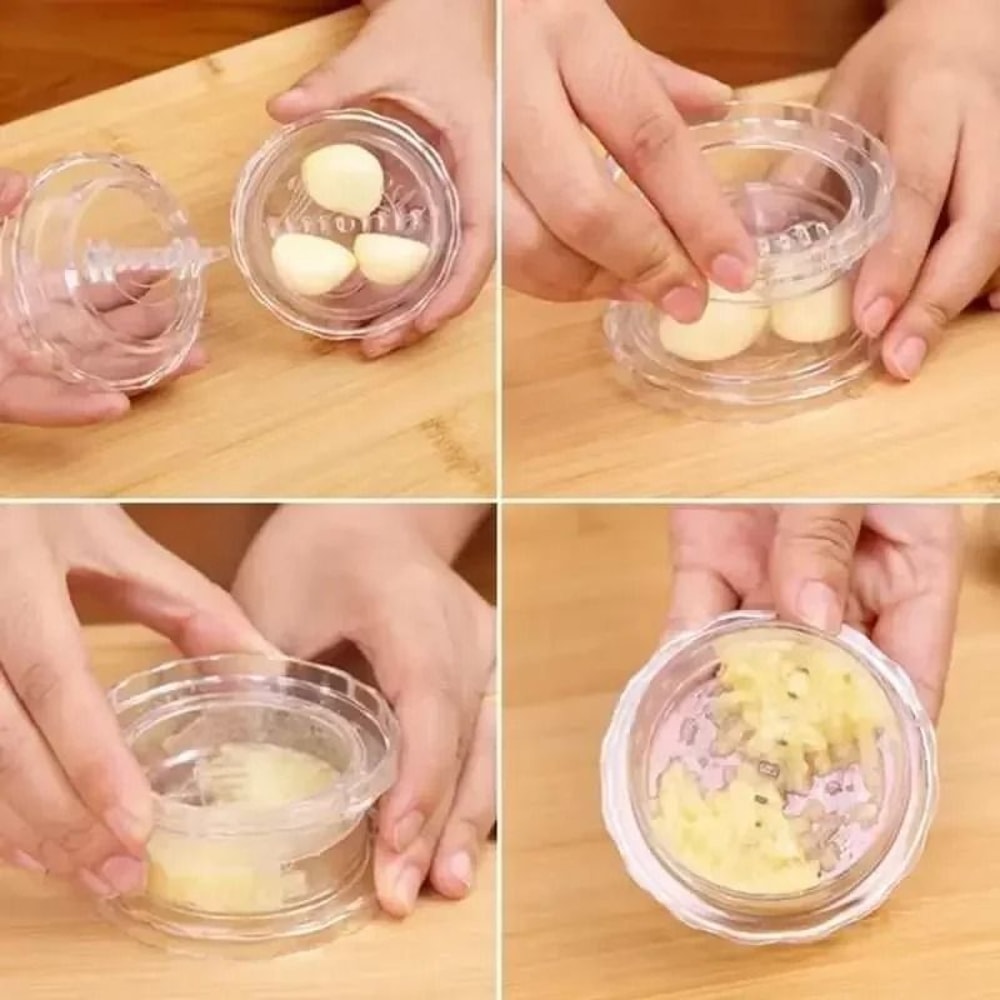 Manual Garlic Crusher Roller Press Kitchen Garlic Mincer And Chopper Tool 7