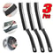 3 Piece Crevice Cleaning Brush Set Grout Tile Gap Detail Cleaning Brushes 0
