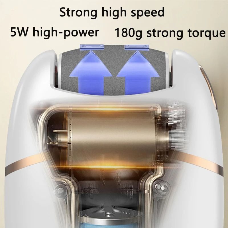 Rechargeable Electric Foot Grinder Callus Remover Pedicure Foot Care Tool 7