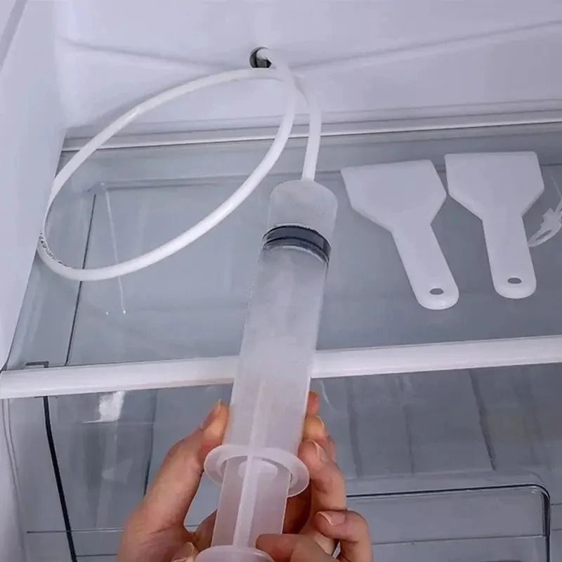 Refrigerator Drain Hole Cleaner Set Fridge Drain Clog Remover Brush Kit 8