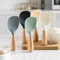 Silicone Cooking Spoon Heat Resistant Non Stick Rice Serving Kitchen Utensil 11