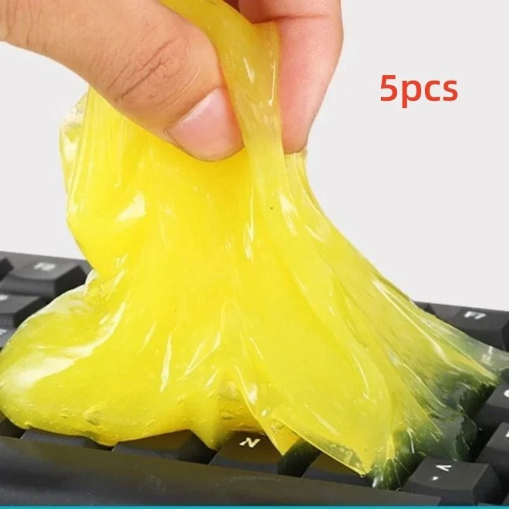 Universal Cleaning Gel Dust Remover Keyboard And Car Cleaning Putty 6