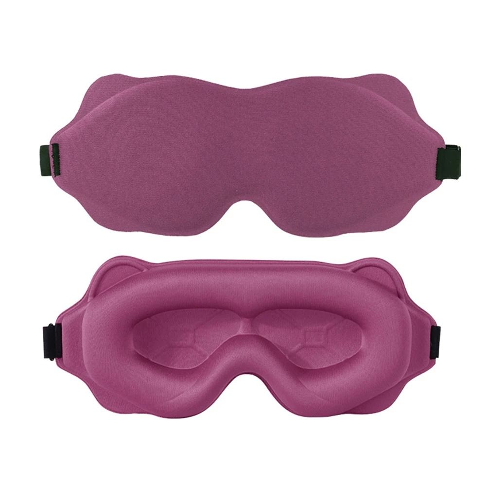 3D Sleep Mask Light Blocking Breathable Eye Mask For Travel And Night Rest 4