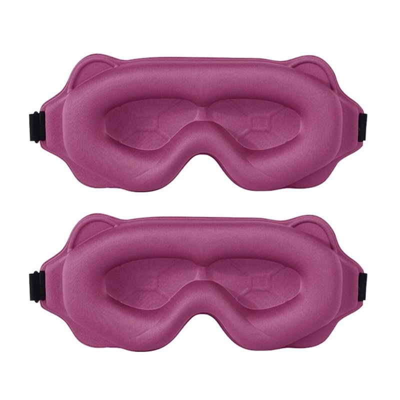 3D Sleep Mask Light Blocking Breathable Eye Mask For Travel And Night Rest 9