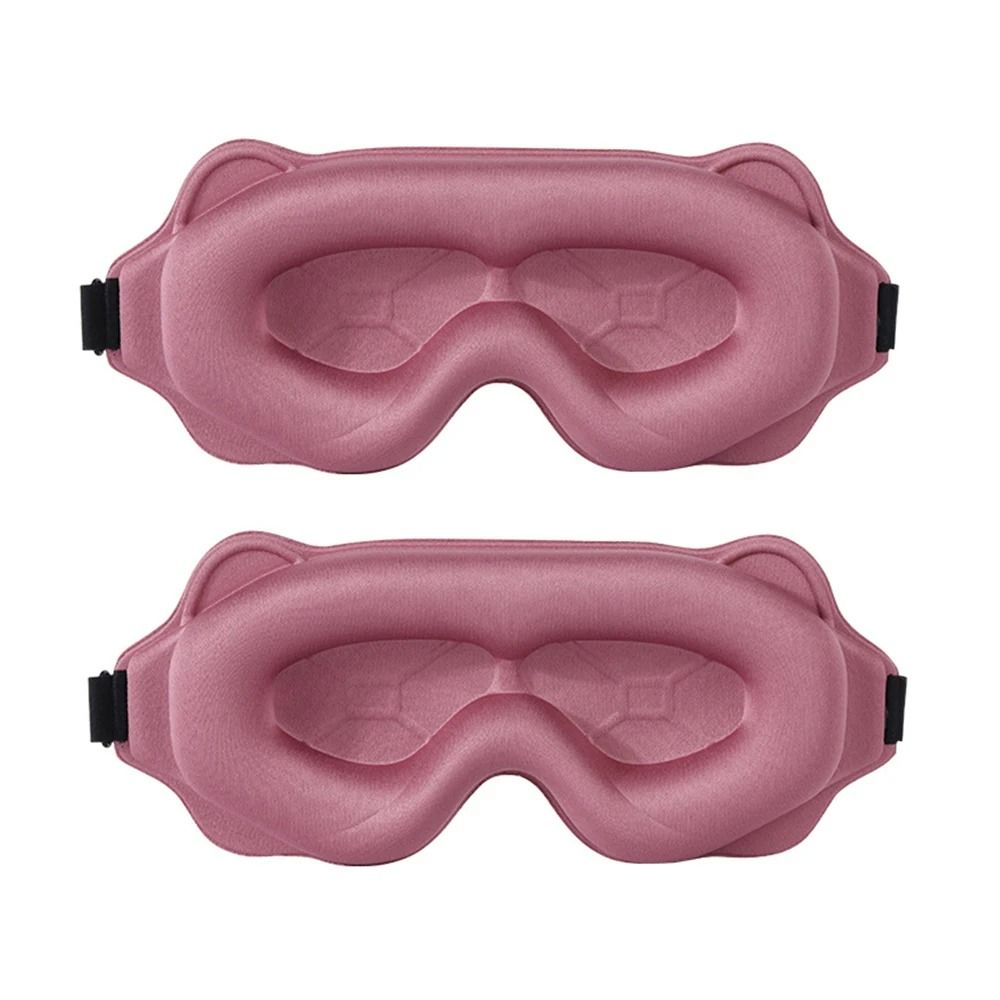 3D Sleep Mask Light Blocking Breathable Eye Mask For Travel And Night Rest 7