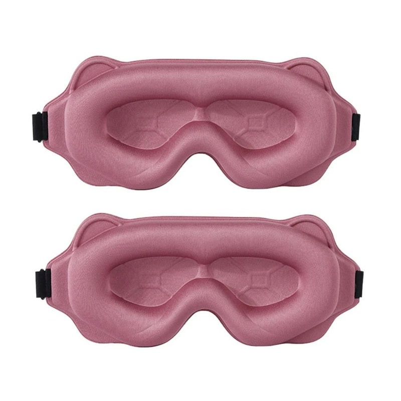 3D Sleep Mask Light Blocking Breathable Eye Mask For Travel And Night Rest 7