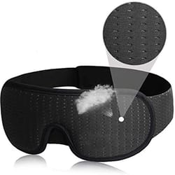 3d sleep mask blackout soft padded eye mask for comfortable rest