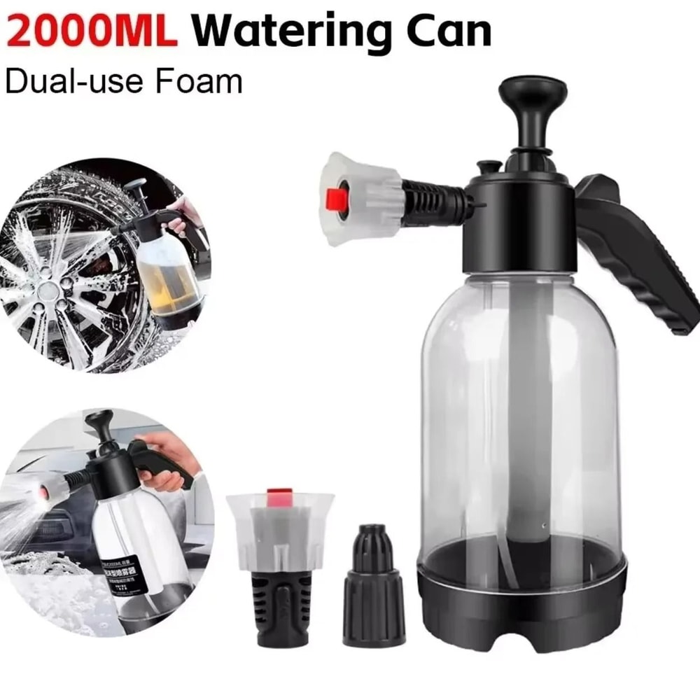 2L Portable Foam Sprayer For Car Wash Handheld Pressure Cleaning Bottle 5