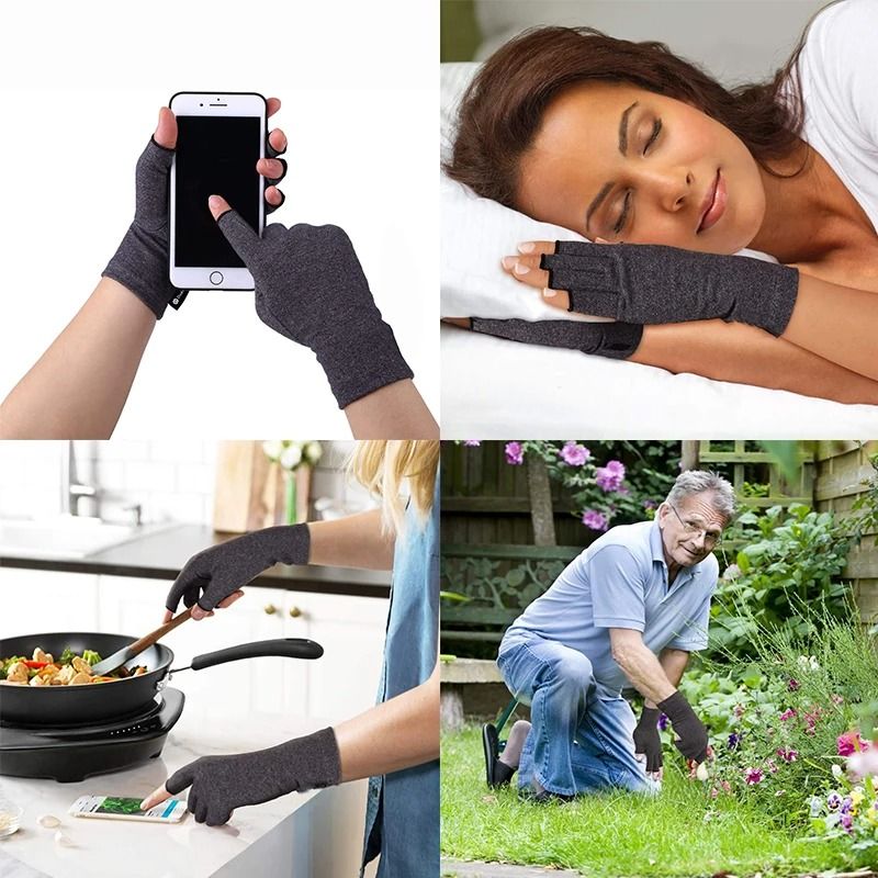 Fingerless Compression Gloves For Arthritis Pain Relief And Hand Support 5