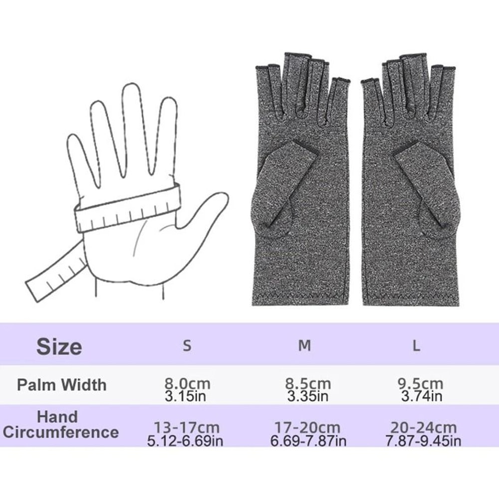 Fingerless Compression Gloves For Arthritis Pain Relief And Hand Support 10