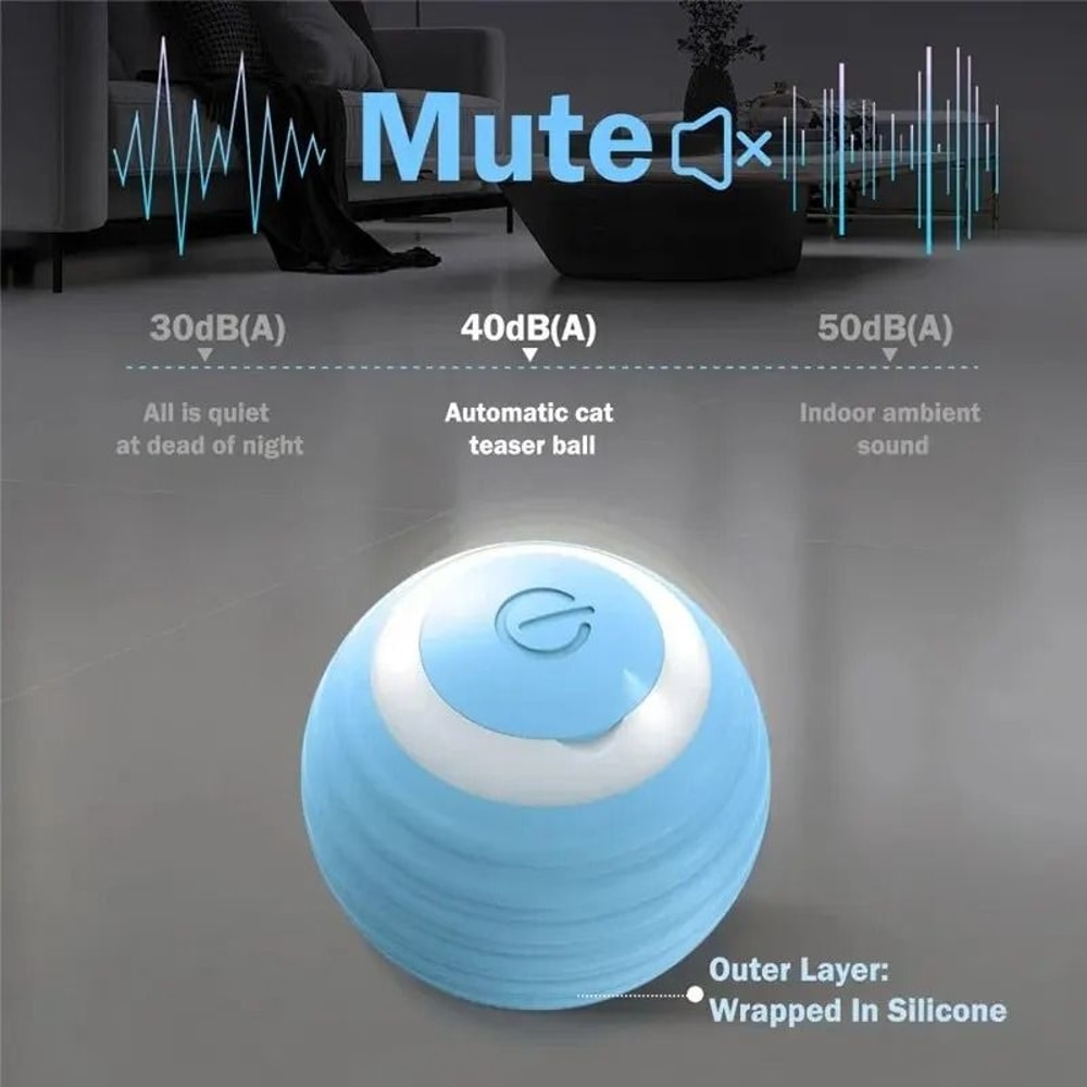 Interactive Automatic Cat Ball Self Moving Electric Toy For Cats 3