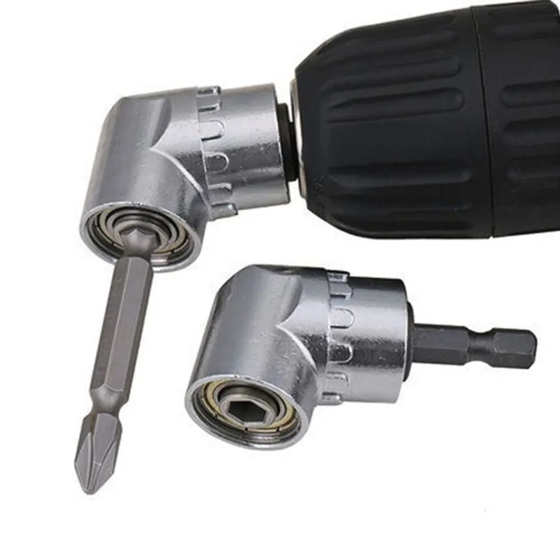 Right Angle Drill Attachment 105 Degree Screwdriver Adapter Corner Extension Tool 0