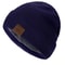 Fur Lined Knitted Beanie Hat Unisex Warm Winter Outdoor Cap 3