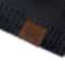 Fur Lined Knitted Beanie Hat Unisex Warm Winter Outdoor Cap 8