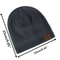 Fur Lined Knitted Beanie Hat Unisex Warm Winter Outdoor Cap 9