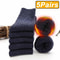 Thick Winter Warm Socks Unisex Thermal Terry Crew Socks Set 4