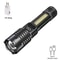 High Power LED Flashlight Rechargeable USB C Camping Torch With Side Light 5