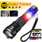 High Power LED Flashlight Rechargeable USB C Camping Torch With Side Light 8