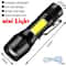 High Power Tactical LED Flashlight USB Rechargeable Zoomable Camping Torch 6