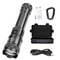 High Power Tactical LED Flashlight USB Rechargeable Zoomable Camping Torch 5