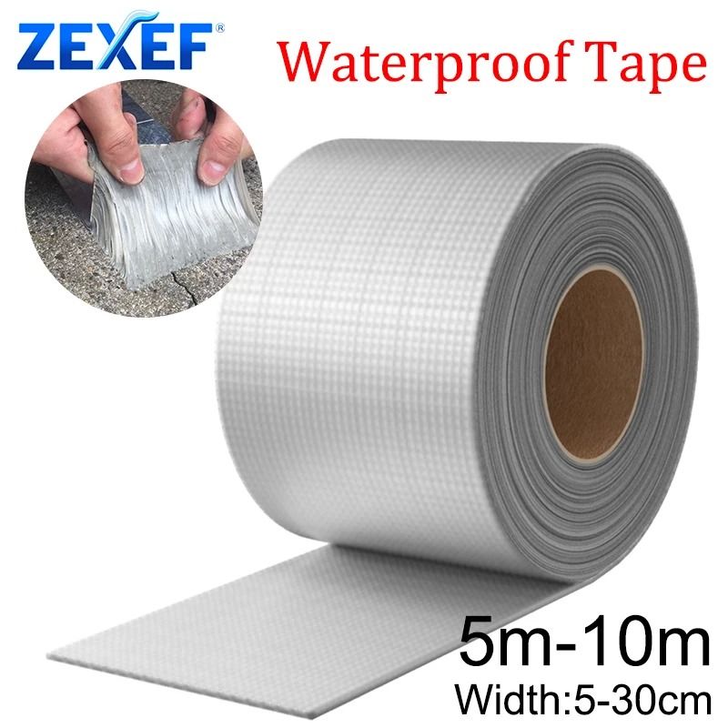 Waterproof Butyl Seal Tape Aluminum Foil High Temperature Repair Tape 6