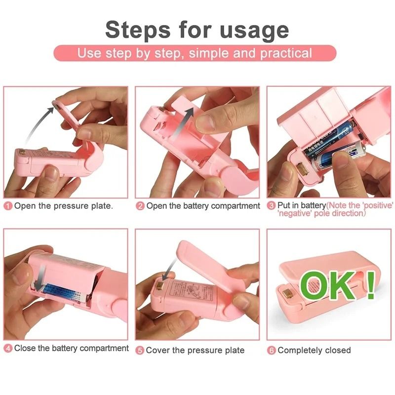 Mini Heat Bag Sealer Portable Food Storage Plastic Sealing Machine 2