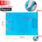 Silicone Soldering Mat Heat Resistant Anti Static Magnetic Repair Work Mat 6