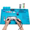 Silicone Soldering Mat Heat Resistant Anti Static Magnetic Repair Work Mat 0