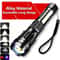 2000LM Tactical LED Flashlight USB Rechargeable Zoomable Outdoor Torch 4