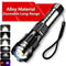2000LM Tactical LED Flashlight USB Rechargeable Zoomable Outdoor Torch 4