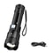 2000LM Tactical LED Flashlight USB Rechargeable Zoomable Outdoor Torch 1