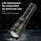 2000LM Tactical LED Flashlight USB Rechargeable Zoomable Outdoor Torch 7