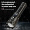 2000LM Tactical LED Flashlight USB Rechargeable Zoomable Outdoor Torch 7