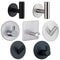 Stainless Steel Bathroom Accessories Towel Rack Toilet Paper Holder Set 0