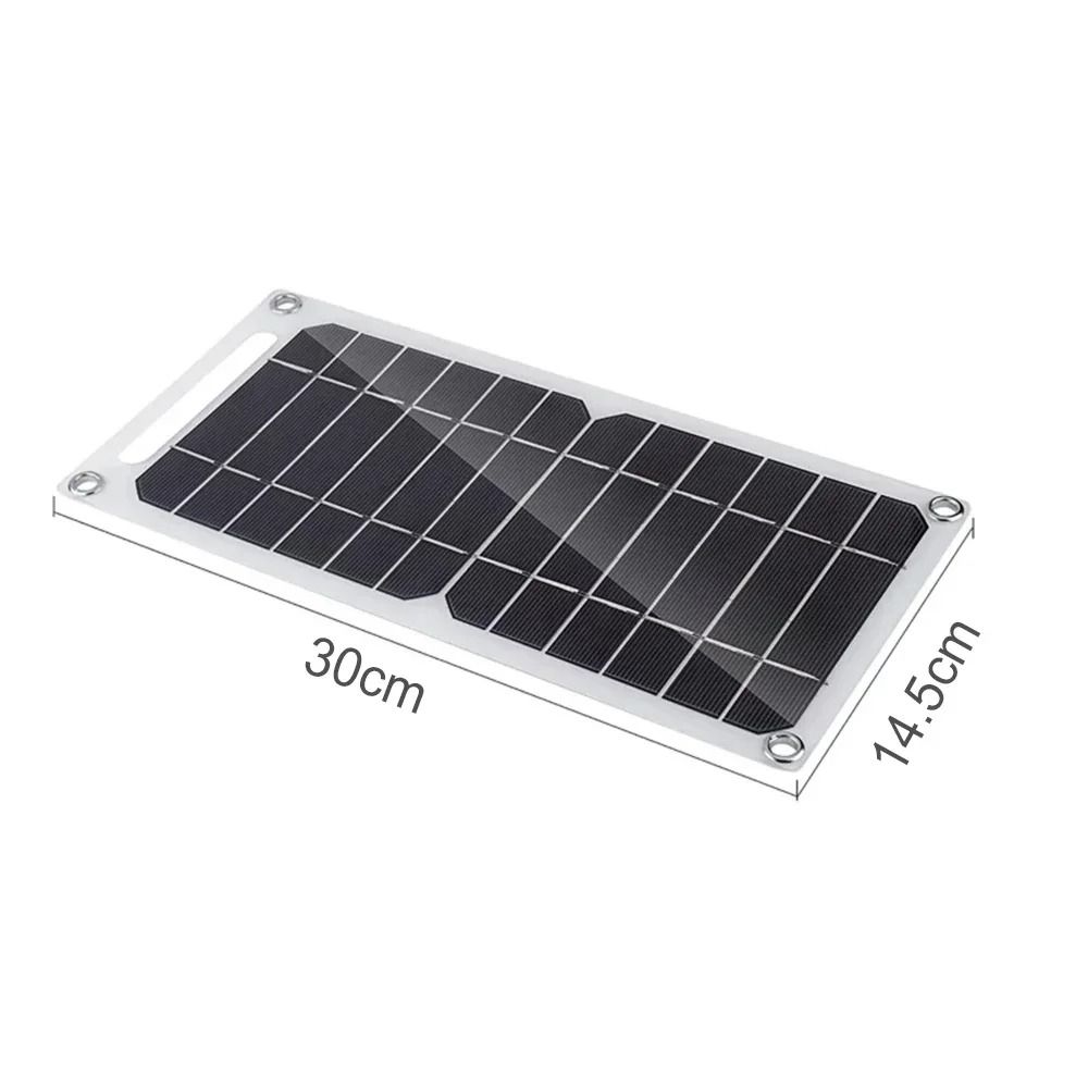 Portable Solar Panel Charger 35W USB Outdoor Power Bank Charger 3