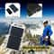 Portable Solar Panel Charger 35W USB Outdoor Power Bank Charger 6