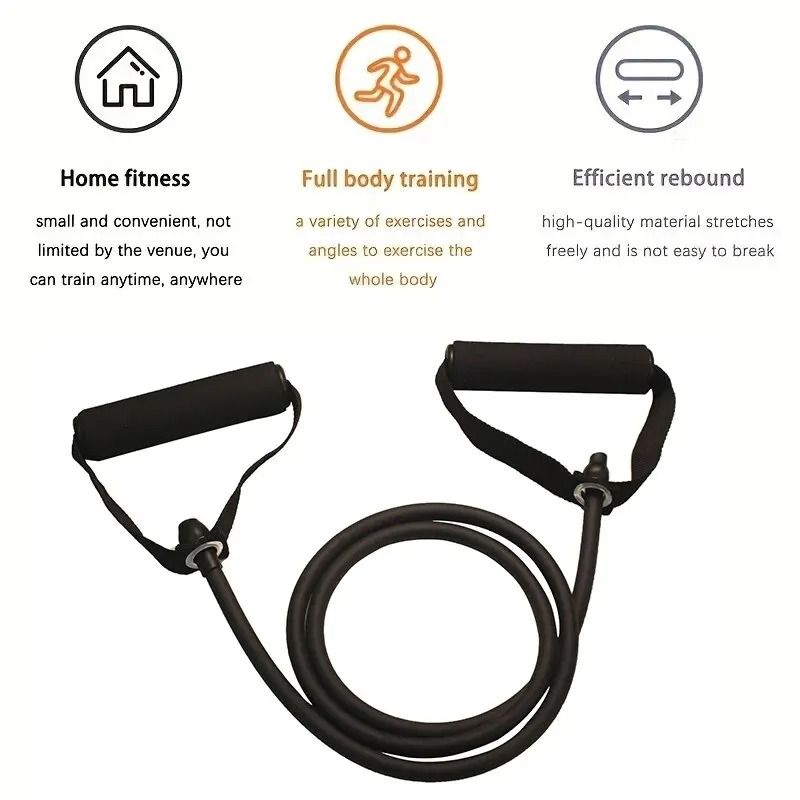 Resistance Bands With Handles Home Workout Strength Training Set 7