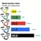 Resistance Bands With Handles Home Workout Strength Training Set 9