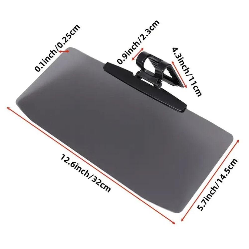 Car Anti Glare Sun Visor Mirror With UV Protection And Night Driving Shield 1