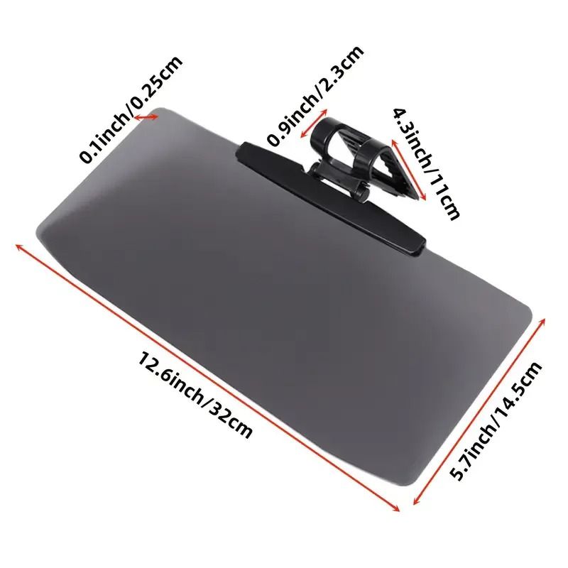 Car Anti Glare Sun Visor Mirror With UV Protection And Night Driving Shield 1