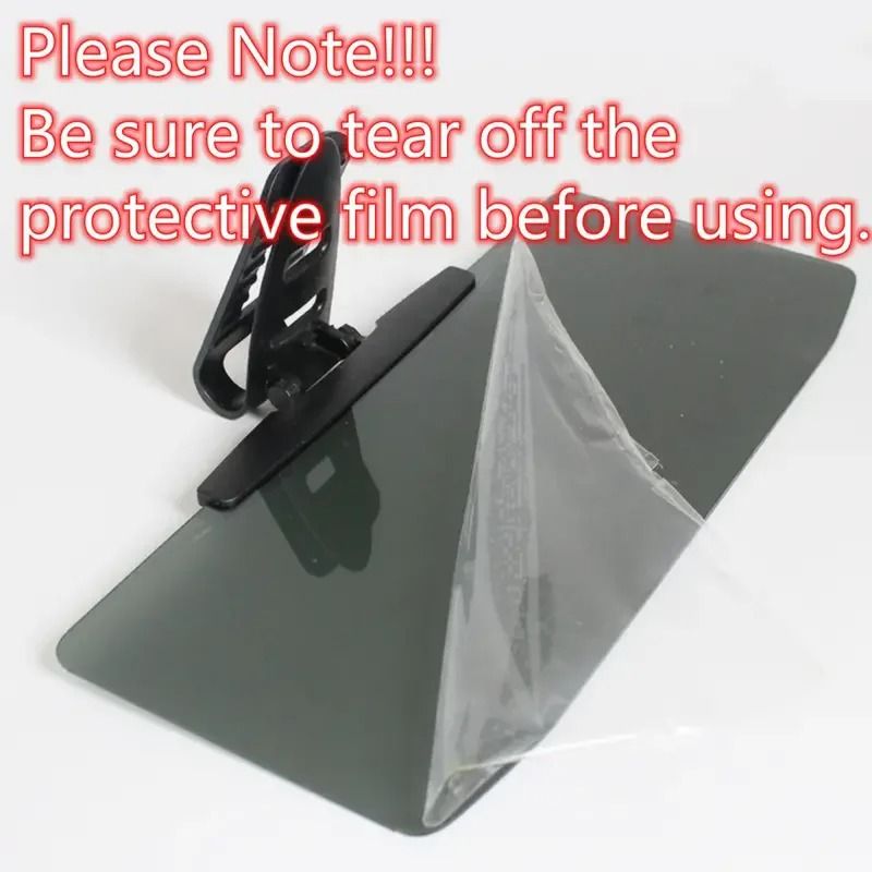 Car Anti Glare Sun Visor Mirror With UV Protection And Night Driving Shield 2