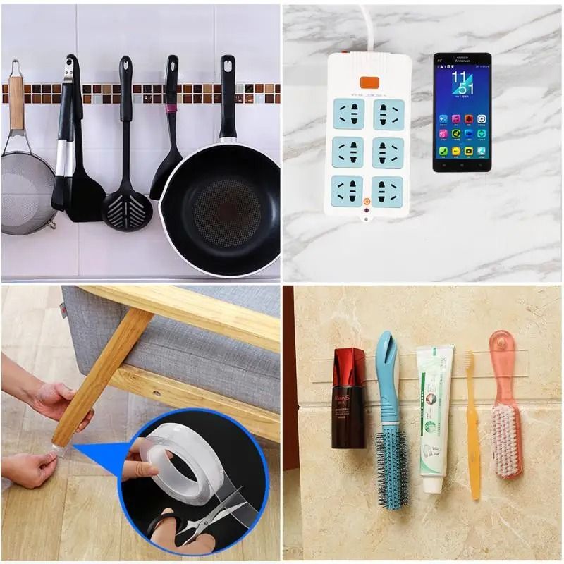 Heavy Duty Double Sided Tape Waterproof Strong Adhesive Mounting Tape For Home And Office 4