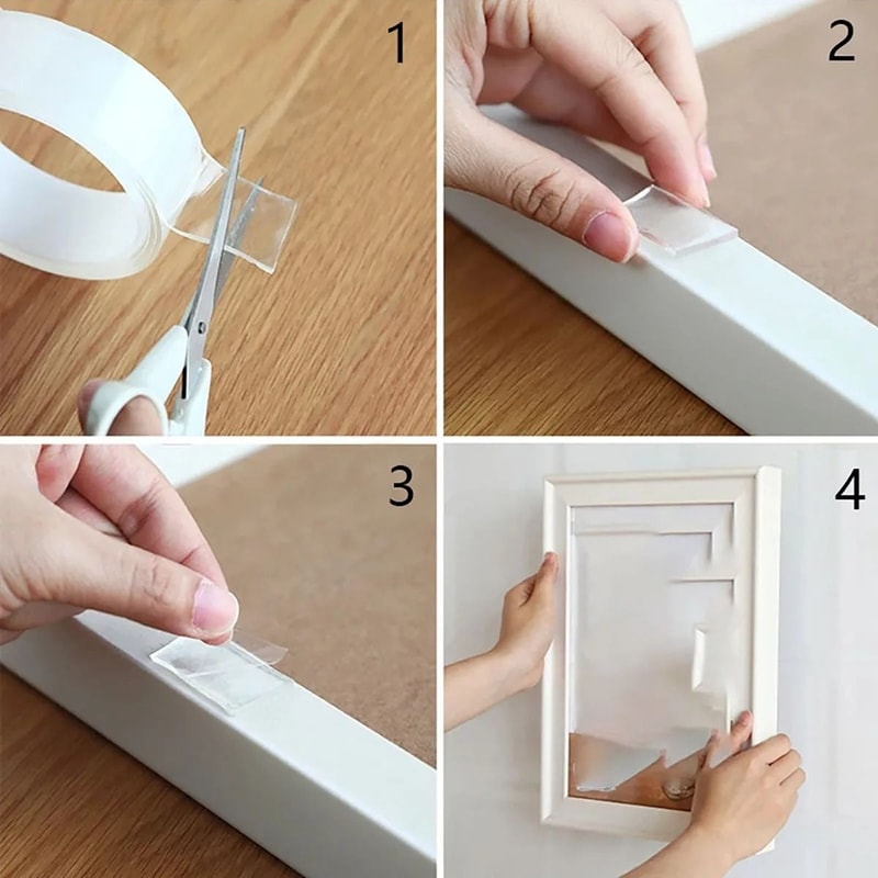 Heavy Duty Double Sided Tape Waterproof Strong Adhesive Mounting Tape For Home And Office 5