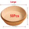 Disposable Air Fryer Paper Liners Non Stick Round Baking Sheets For Easy Clean Cooking 2