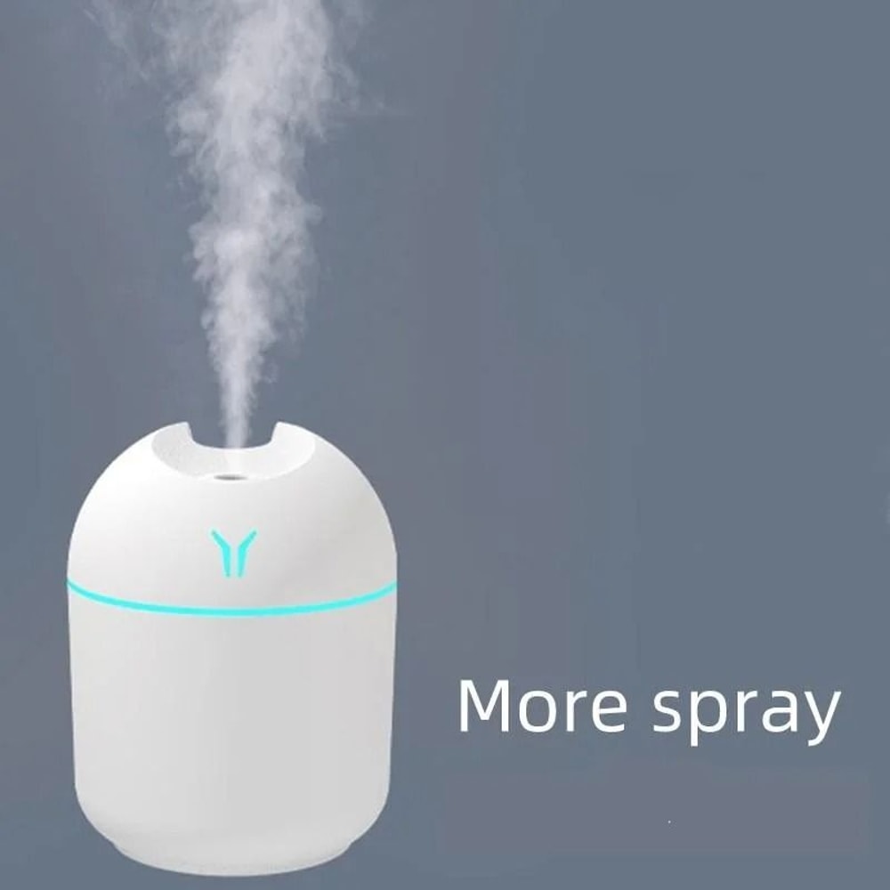 USB Mini Humidifier And Essential Oil Diffuser With LED Light Ultrasonic Mist Maker 6
