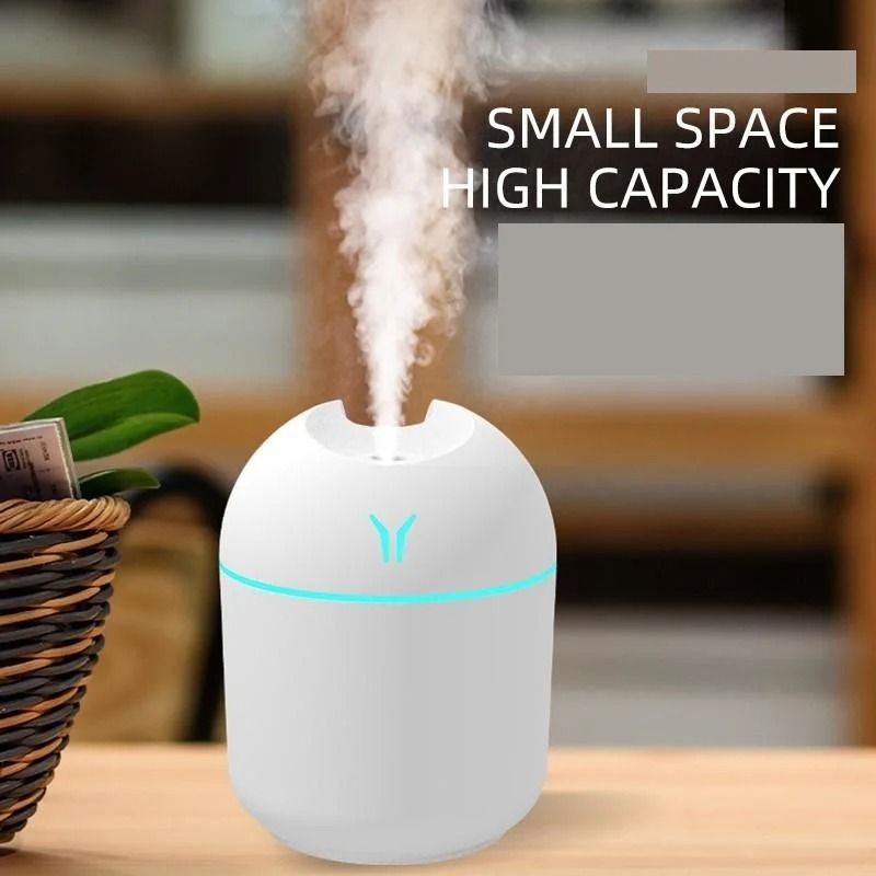 USB Mini Humidifier And Essential Oil Diffuser With LED Light Ultrasonic Mist Maker 7