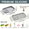 Silicone Faucet Mat Sink Organizer Splash Guard Drying Tray For Kitchen Counter 6