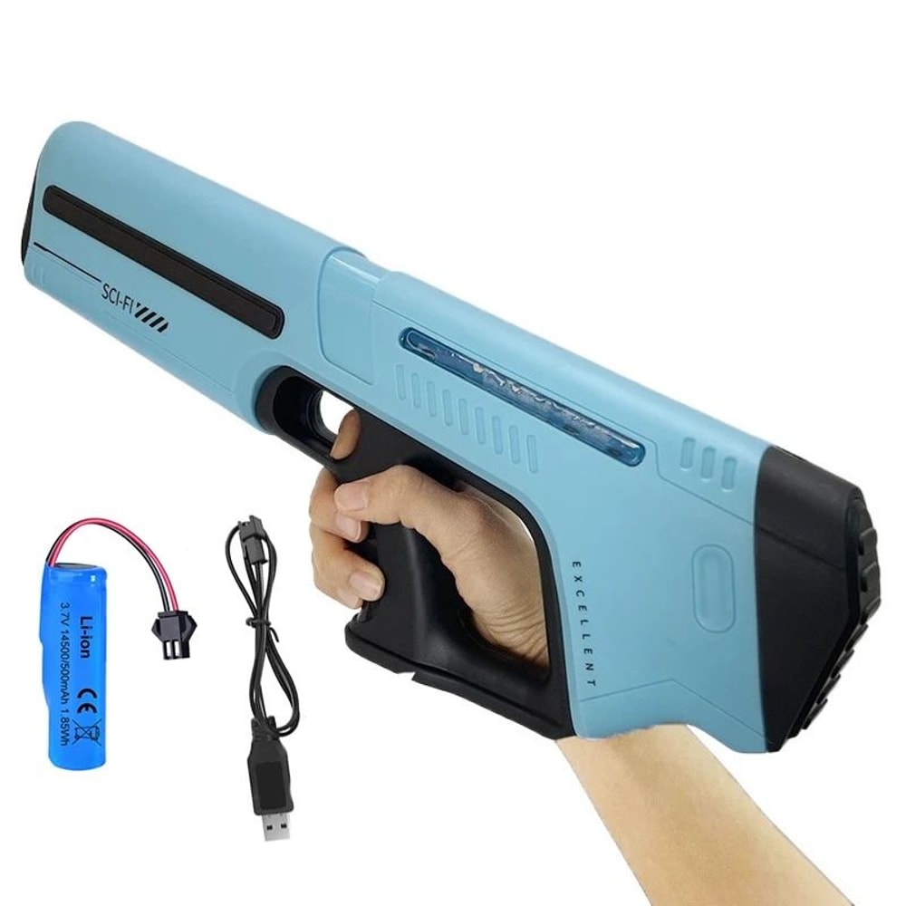 Electric Water Gun Automatic Water Blaster High Power Rechargeable Outdoor Toy 2
